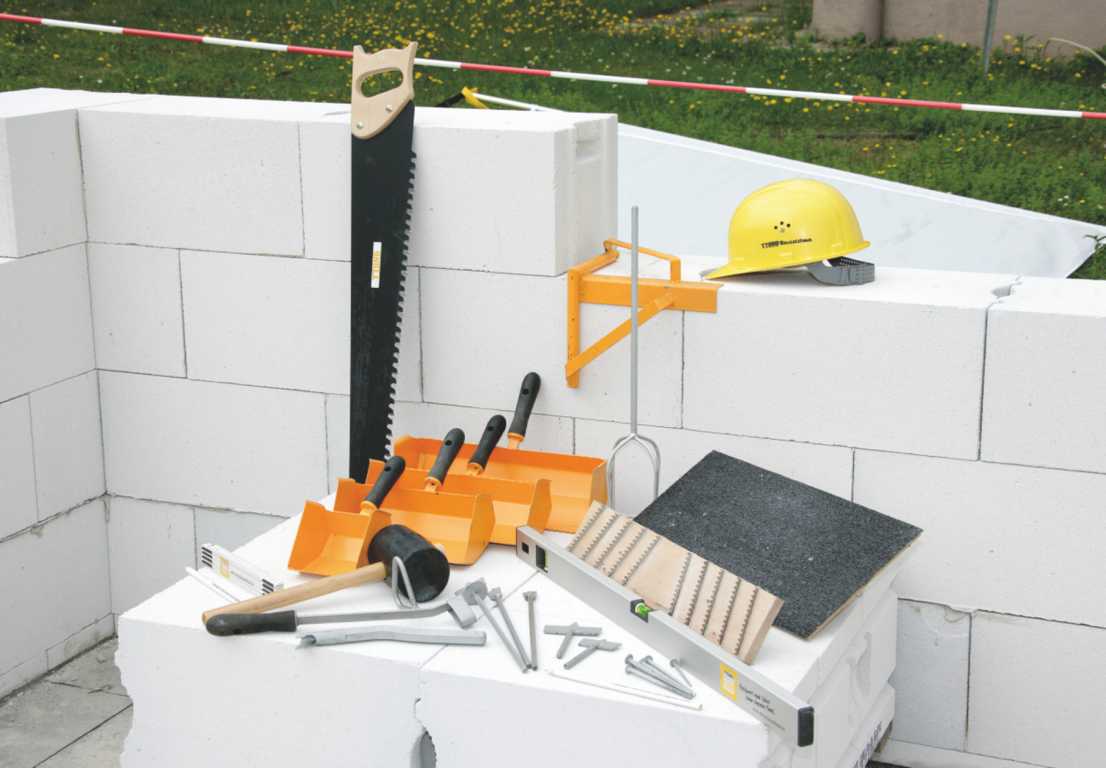 Porenbetonsteine für den Hausbau