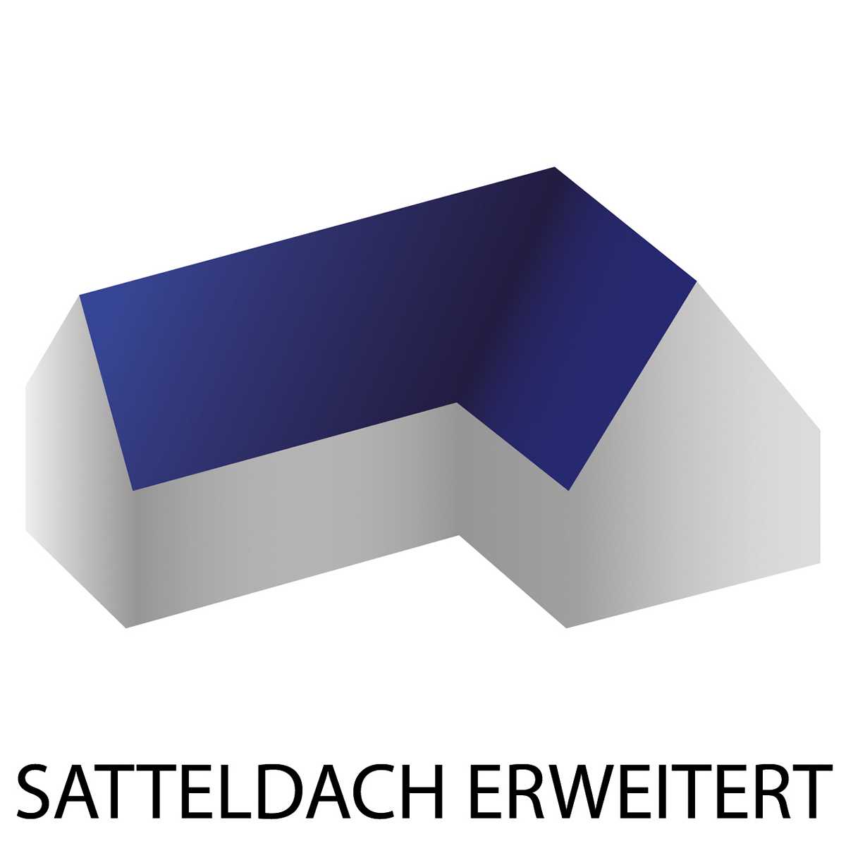 Erweitertes Satteldach