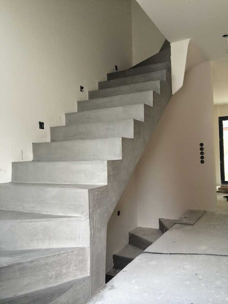 Beispiel einer Betontreppe